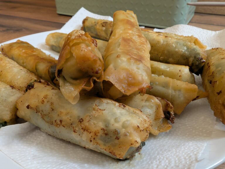 Sigara Börek mit Spinat-Feta Füllung – Community Kochen #6